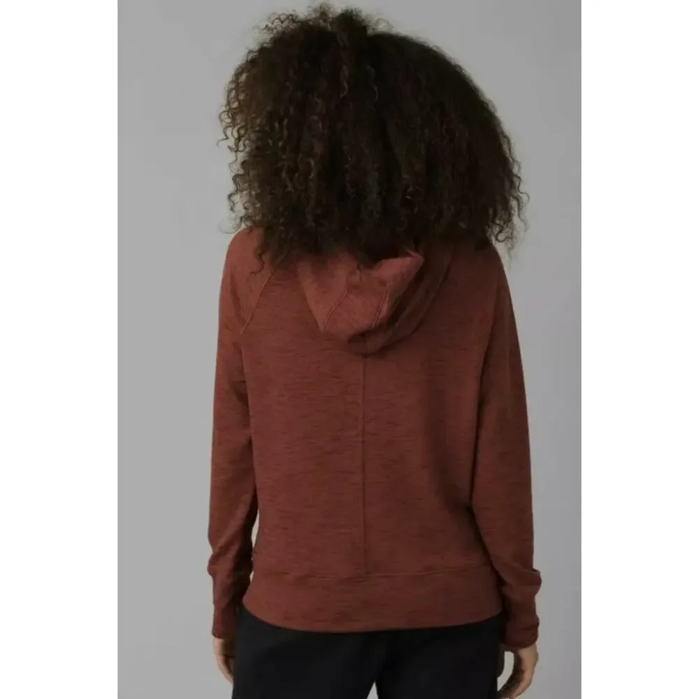 prAna Sunrise Hoodie - Heathered Maroon - Large - Picture 2 of 9
